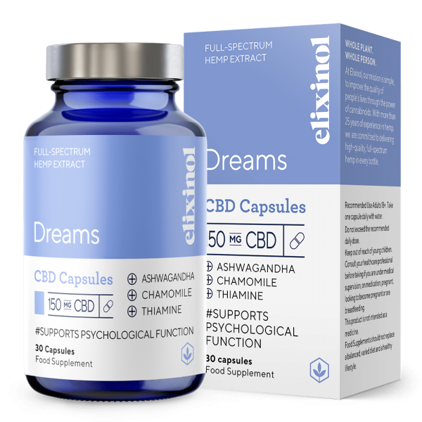 Buy Elixinol - Dreams CBD Capsules